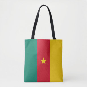 Sac fourre-tout avec drapeau patriotique camerouna
