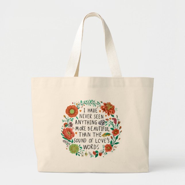 Sac fourre-tout avec Floral II (Devant)