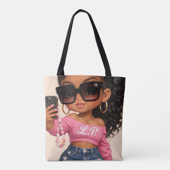 Sac fourre-tout avec illustration de femme Chic Ch (Dos)