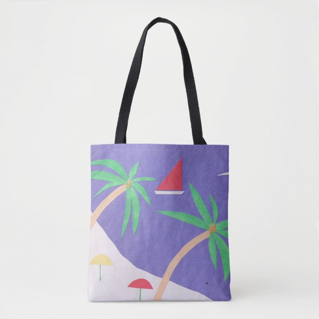 Sac fourre-tout avec Island Scene (Devant)
