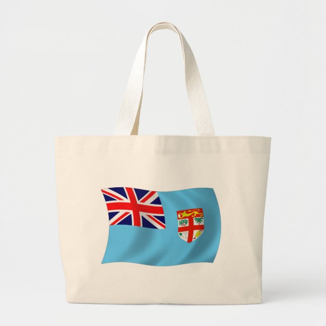 Sac fourre-tout avec le drapeau des Fidji (Devant)