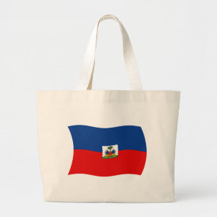 Sac fourre-tout avec le drapeau d'Haïti