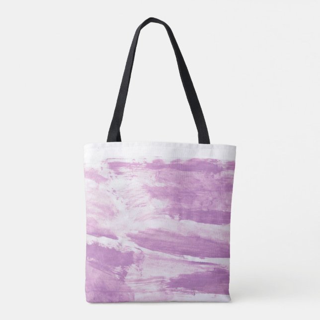 Sac fourre-tout avec Mauve Abstract Design (Dos)