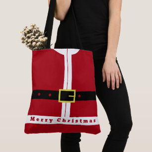 Sac fourre-tout avec motif de Père Noël