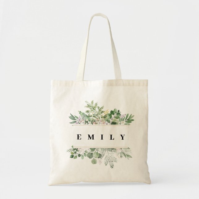 Sac fourre-tout avec nom de verdure personnalisé (Devant)