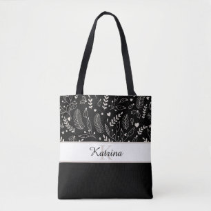 Sac fourre-tout avec nom personnalisé