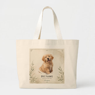 Sac fourre-tout avec portrait de compagnie personn