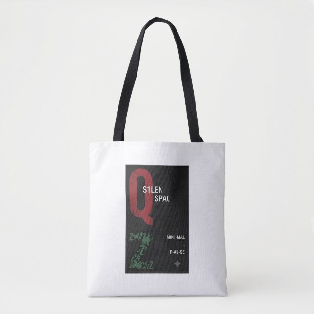 Sac fourre-tout avec typographie (Devant)