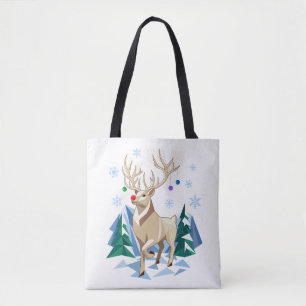 Sac fourre-tout avec un motif de renne