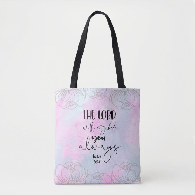 Sac fourre-tout avec verset biblique (Devant)