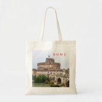 Sac fourre-tout avec vue sur le château Saint-Ange