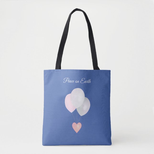 Sac fourre-tout Ballons Blancs Paix (Devant)