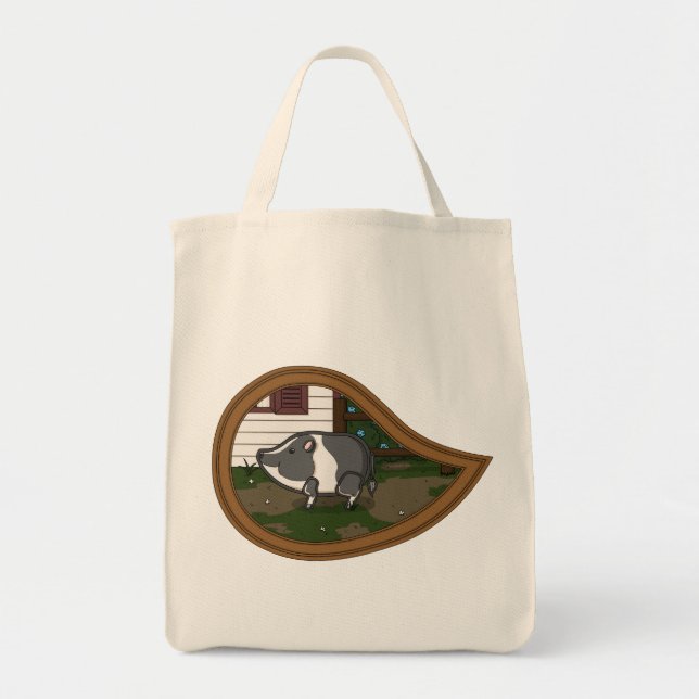 Sac fourre-tout Basil le cochon (Devant)