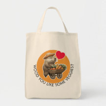 Sac fourre-tout Beaver mignon