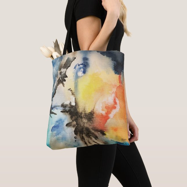 sac fourre-tout "Bénédiction dans la tempête" (De près)