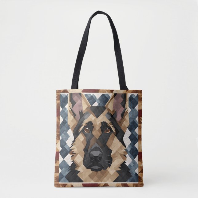 Sac fourre-tout berger allemand (Devant)