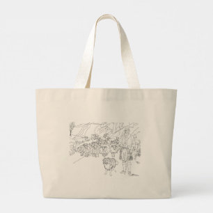 Sac fourre-tout Berger de moutons au visage noir B