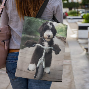 Sac fourre-tout Bernedoodle Bike Ride