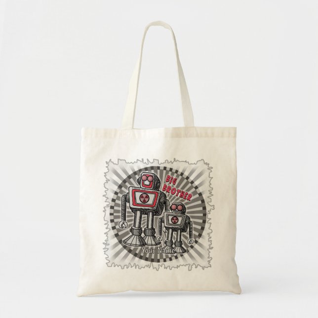 Sac fourre-tout Big Brother Robot (Devant)