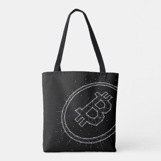 Sac fourre-tout Bitcoin minimaliste (Dos)