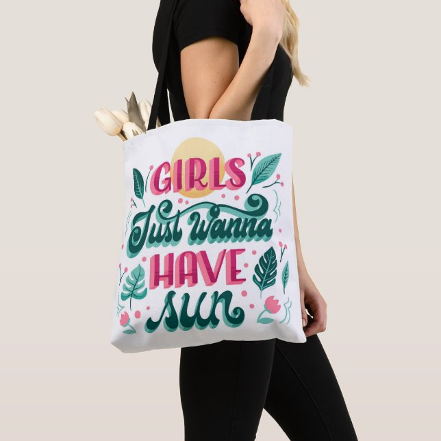 Sac fourre-tout blanc avec poignées noires (De près)