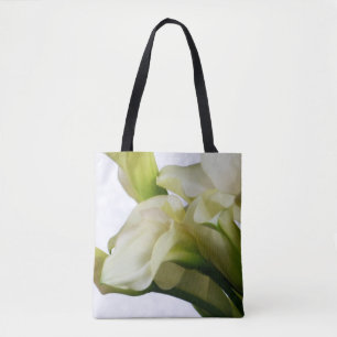 Sac fourre-tout blanc LK à zantedeschia