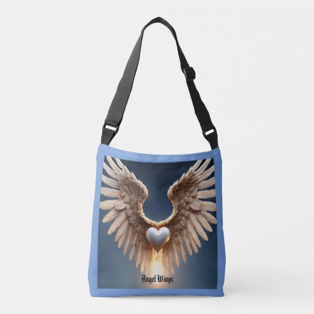 Sac fourre-tout Bleu Angel Wings (Devant)
