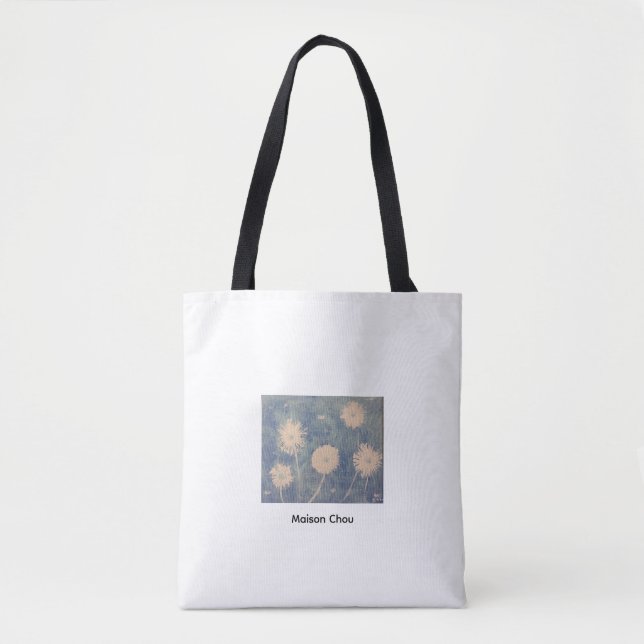 Sac fourre-tout bleu clair Maison Rosie (Devant)