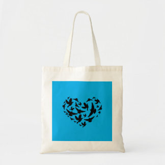 Sac fourre-tout bleu et noir à personnaliser avec