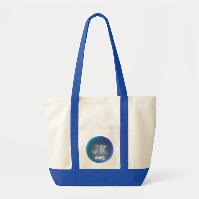 Sac fourre-tout bleu foncé (Devant)