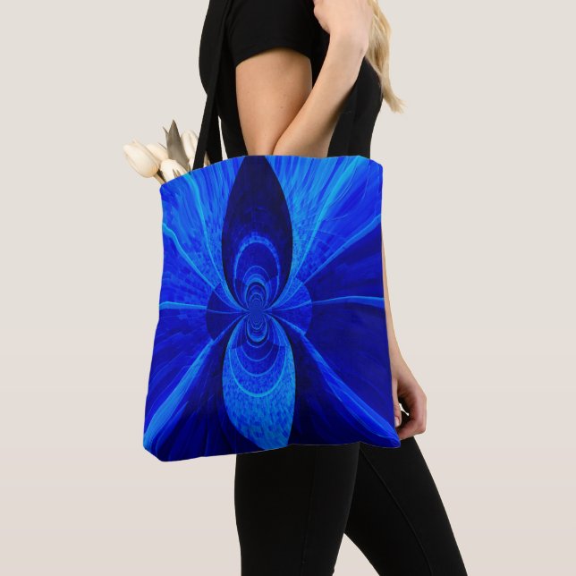 sac fourre-tout bleu infini (De près)