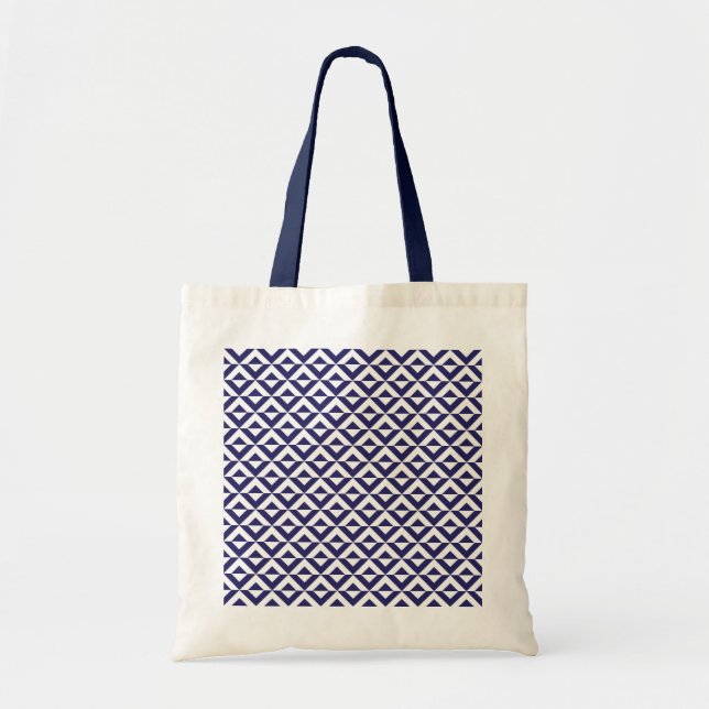 Sac fourre-tout bleu japonais (Devant)