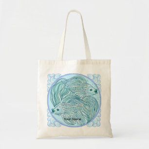 Sac fourre-tout Blue Koi Fish
