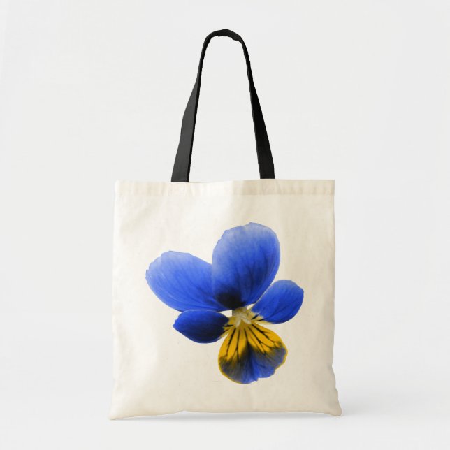 Sac fourre-tout Blue Pansy (Devant)