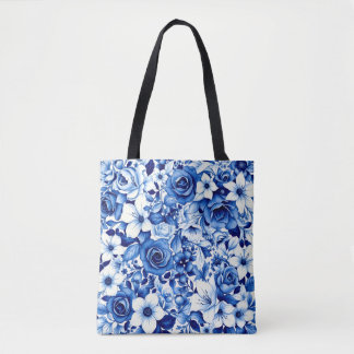 sac fourre-tout blue rose symphony