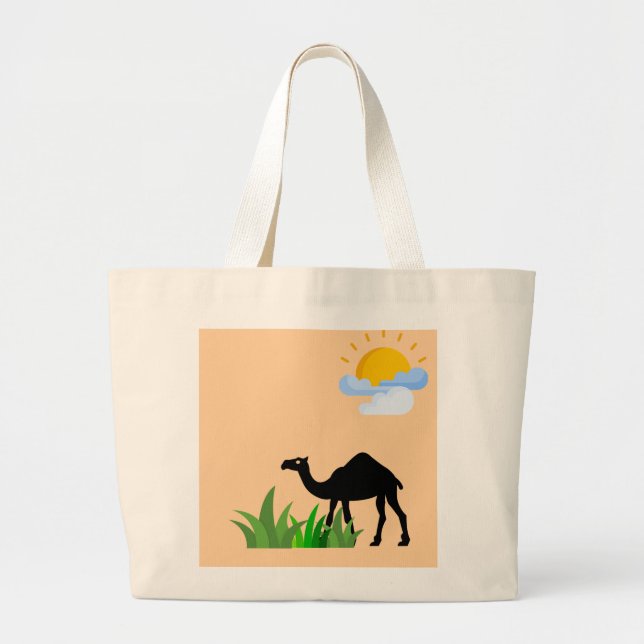 Sac fourre-tout Boho Camel (Devant)