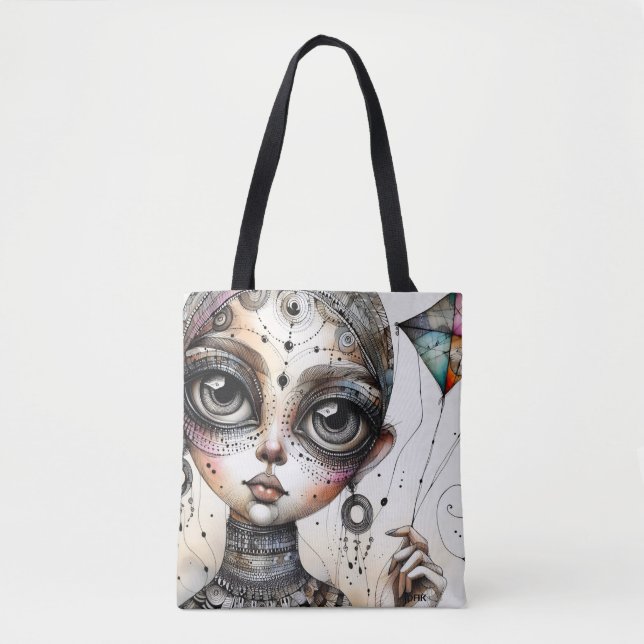 sac fourre-tout "Boho Kite" par DAKimage (Devant)