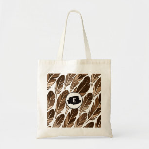 Sac fourre-tout Boho Monogramme personnalisé - Plu