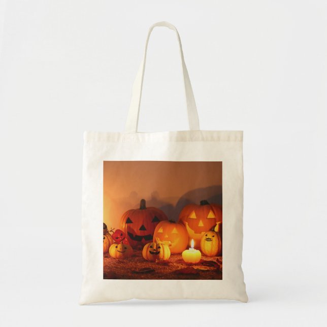 Sac fourre-tout bonbons d'Halloween (Devant)