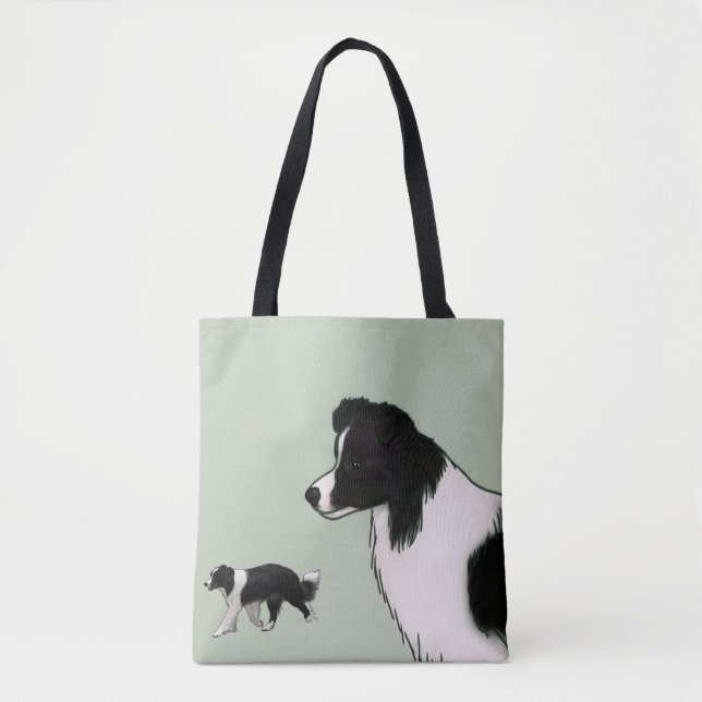 Sac fourre-tout Border Collie (Devant)