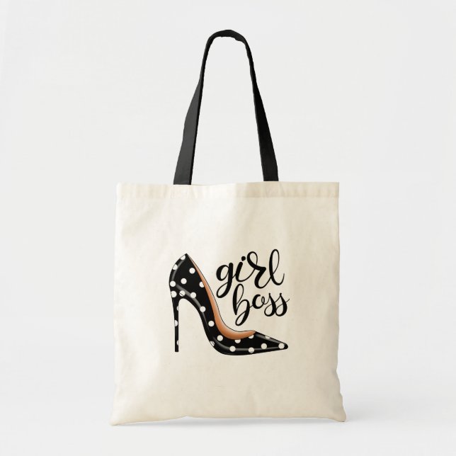 Sac fourre-tout Boss de fille à talon élevé (Devant)
