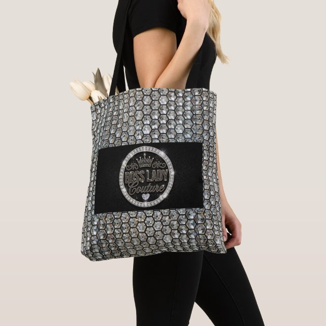 Sac fourre-tout Boss Lady Couture Diamonds All-Ove (De près)