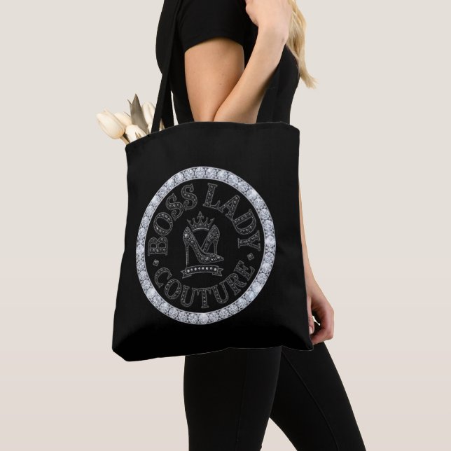 Sac fourre-tout Boss Lady Couture tout-imprimé (De près)