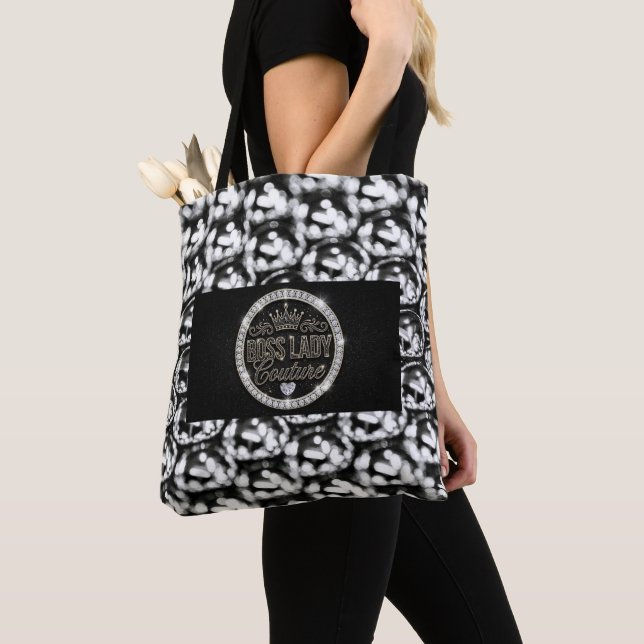 Sac fourre-tout Boss Lady Couture tout-imprimé (De près)