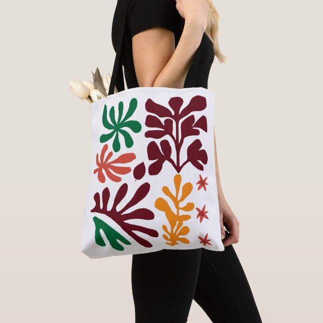 Sac fourre-tout botanique moderne inspiré de Matis (De près)