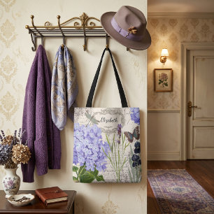Sac fourre-tout botanique vintage personnalisé