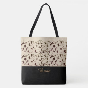 Sac fourre-tout Bride Parchemins Beige & Brown