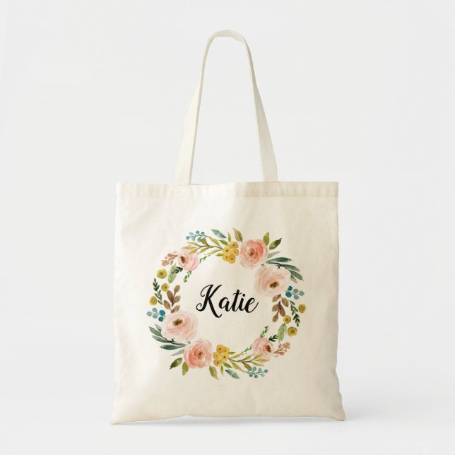 Sac fourre-tout Bridesmaid Proposition Fleurs de c (Devant)
