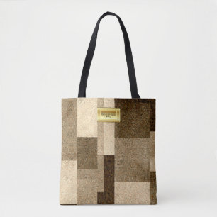 Sac fourre-tout Brown Et Beige Élégant Tons Terre
