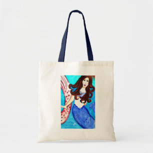 sac fourre-tout brunette mermaid